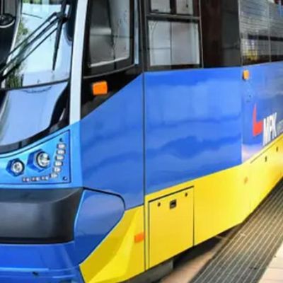Во Вроцлаве запустили трамвай в цветах флага Украины