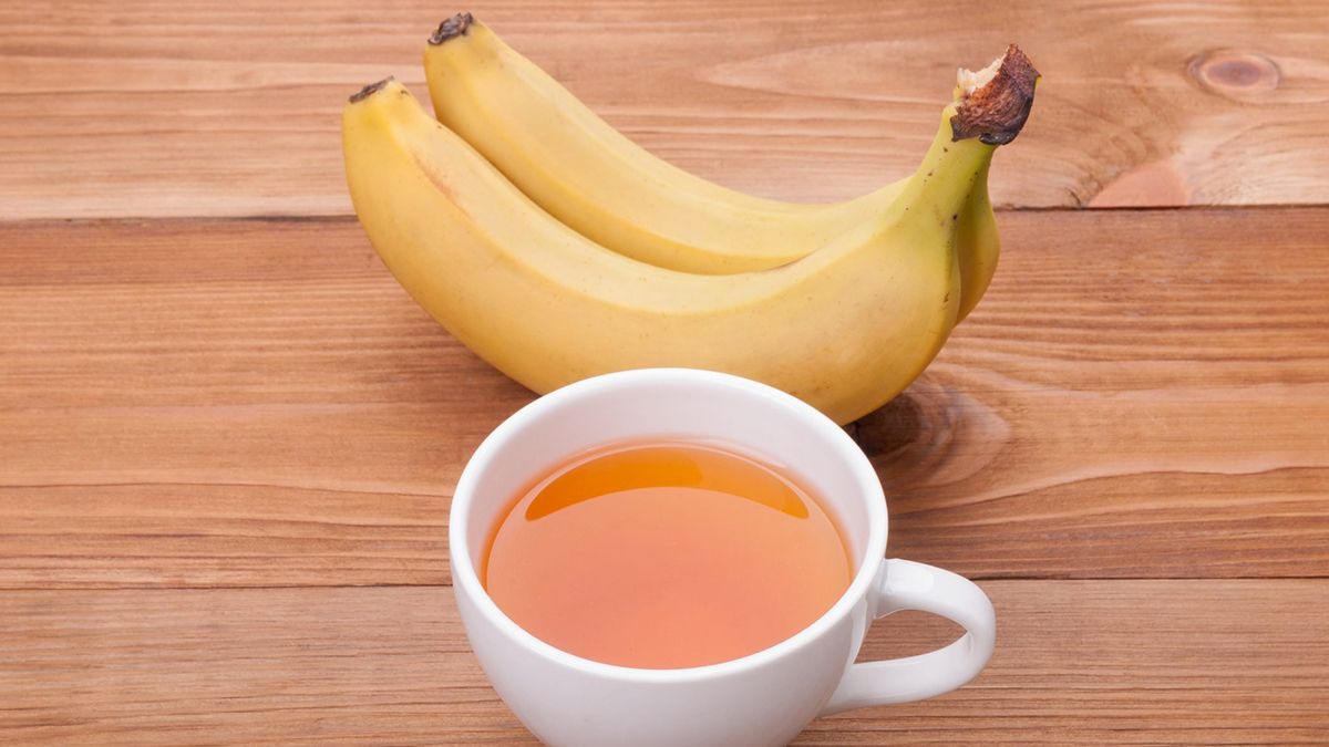 Банановый чай помогает заснуть