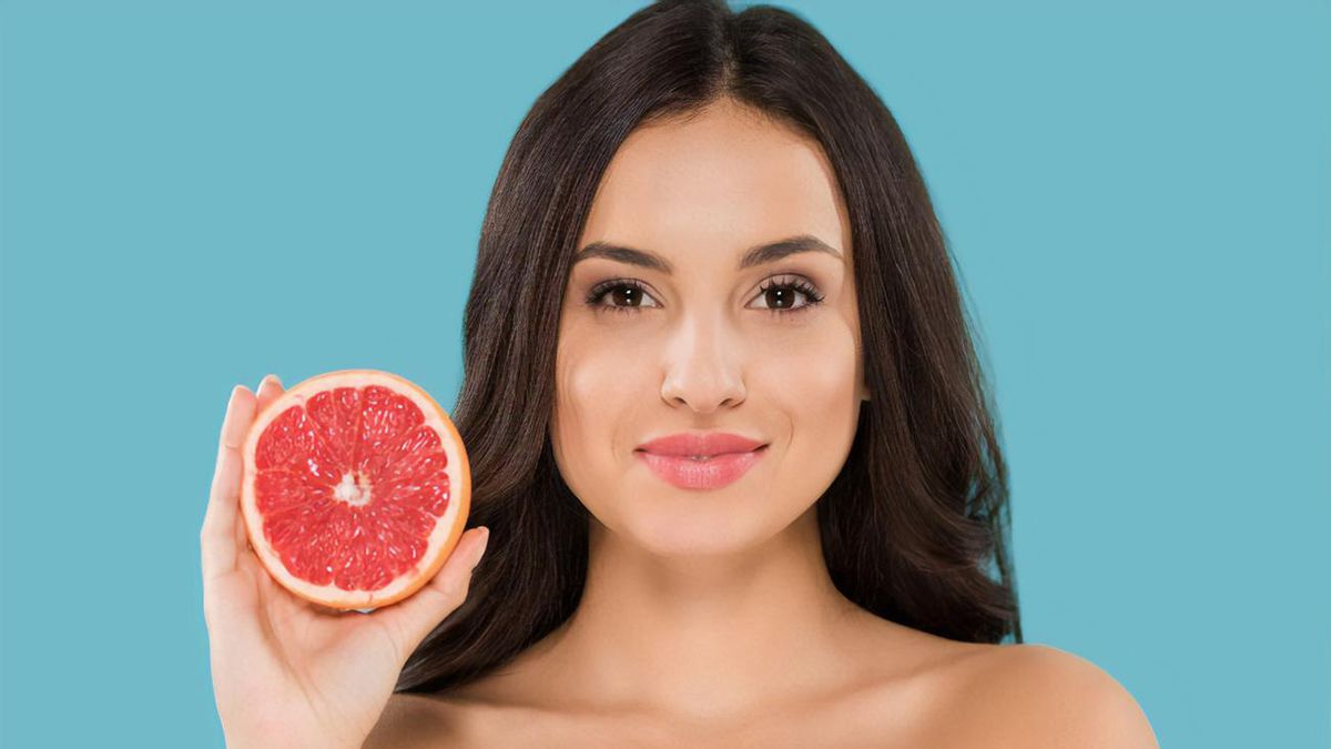 Польза грейпфрута для кожи